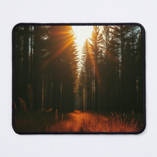 Item preview, Majestic Sunrays Filtering Through Pine Trees designed and sold by Vida e Arte.
