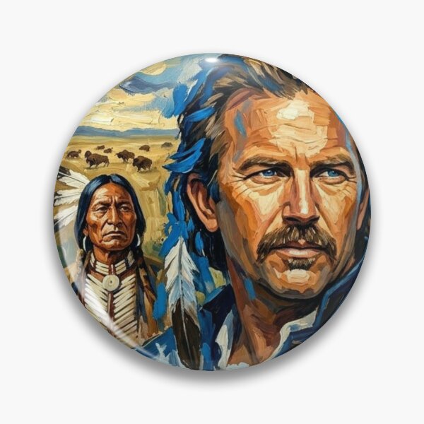 Item preview, Frontier Spirit: Kevin Costner in Dances with Wolves designed and sold by Art's Diner.