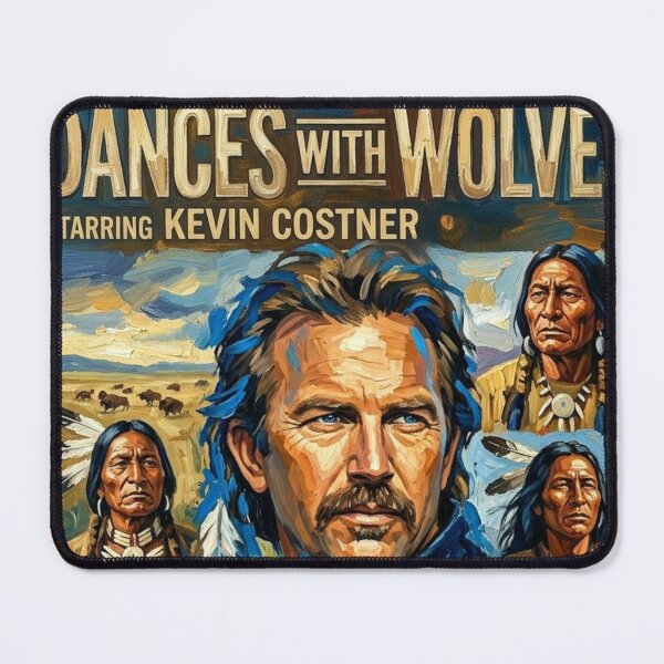 Item preview, Frontier Spirit: Kevin Costner in Dances with Wolves designed and sold by Art's Diner.