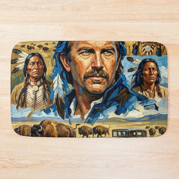 Item preview, Frontier Spirit: Kevin Costner in Dances with Wolves designed and sold by Art's Diner.