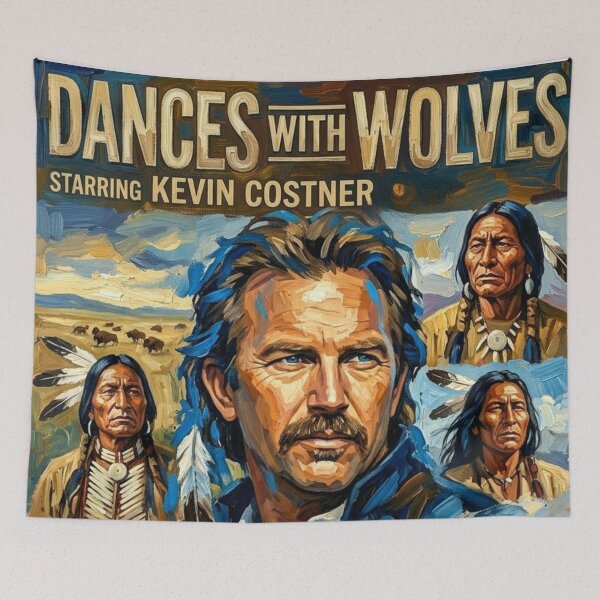 Item preview, Frontier Spirit: Kevin Costner in Dances with Wolves designed and sold by Art's Diner.