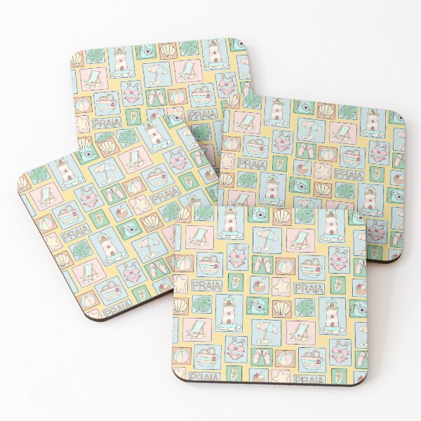Item preview, Summer Beach Life - Pastel Retro Coastal Pattern designed and sold by Cris Bergmann.
