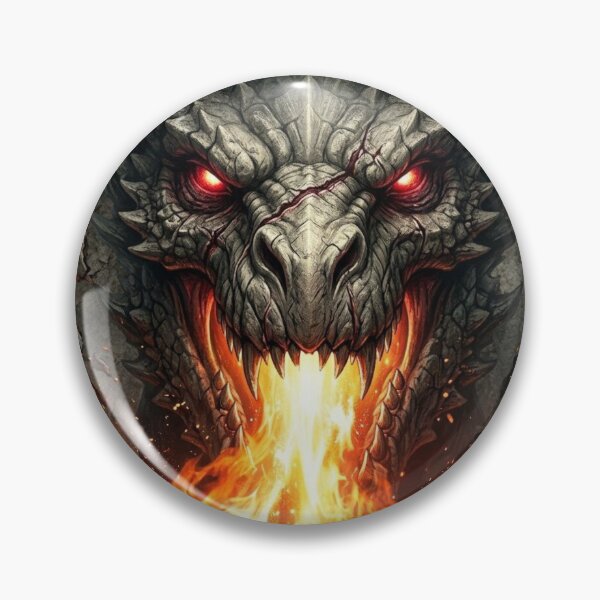 Item preview, Ancient Gothic Dragon - Fire Breathing Mythical Beast designed and sold by MouradStudio.