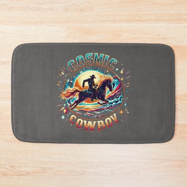Item preview, Cosmic Cowboy – Retro Space Western Galaxy Rider Design designed and sold by Art-Arcade6.