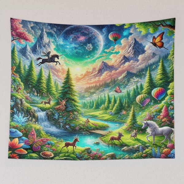 Item preview, The enchanting worlds of fantasy: Magical landscapes and fantastic creatures await you! designed and sold by FotoworldEdel.