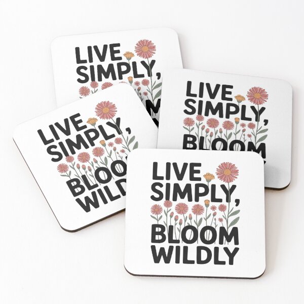 Item preview, Live Simply Bloom Wildly — Wildflower Floral Frame Botanical Script Tee designed and sold by proearth2022.