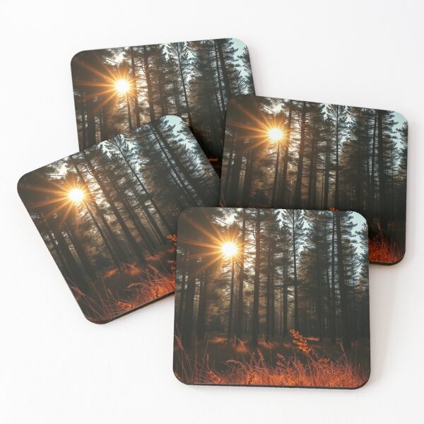 Item preview, Golden Sunburst Over Autumn Forest Meadow designed and sold by Jade Ado.