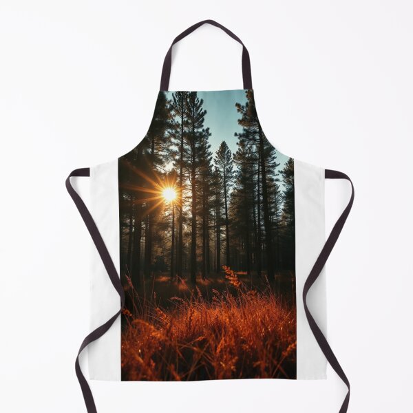 Item preview, Golden Sunburst Over Autumn Forest Meadow designed and sold by Vida e Arte.