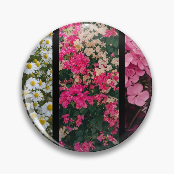 Item preview, Vintage Floral Collage Panels – Daisy and Pink Flower Garden Aesthetic designed and sold by kpwi_maduwanthi.