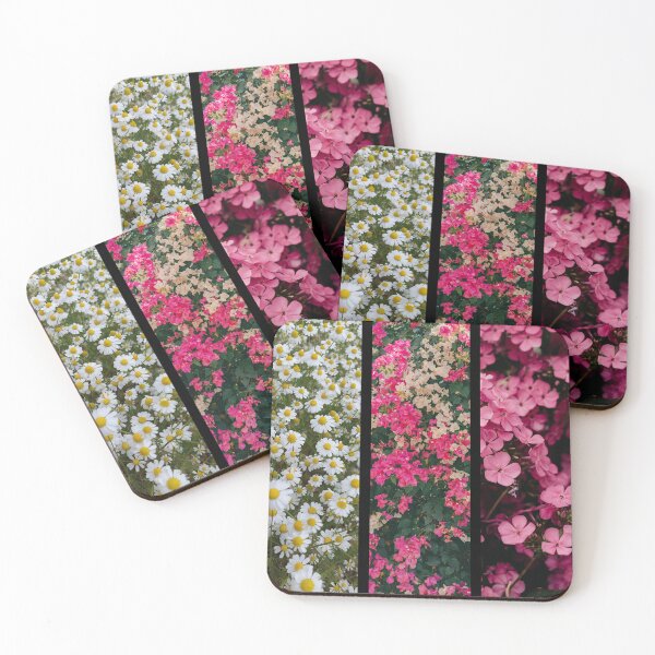 Item preview, Vintage Floral Collage Panels – Daisy and Pink Flower Garden Aesthetic designed and sold by kpwi_maduwanthi.