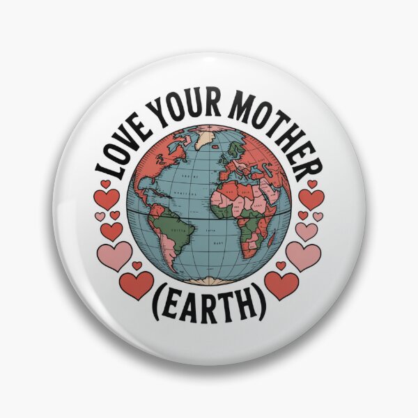Item preview, Love Your Mother Earth — Retro Globe Environmental Activist Graphic Tee designed and sold by proearth2022.