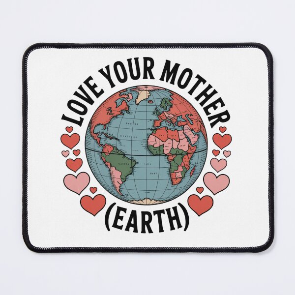 Item preview, Love Your Mother Earth — Retro Globe Environmental Activist Graphic Tee designed and sold by proearth2022.