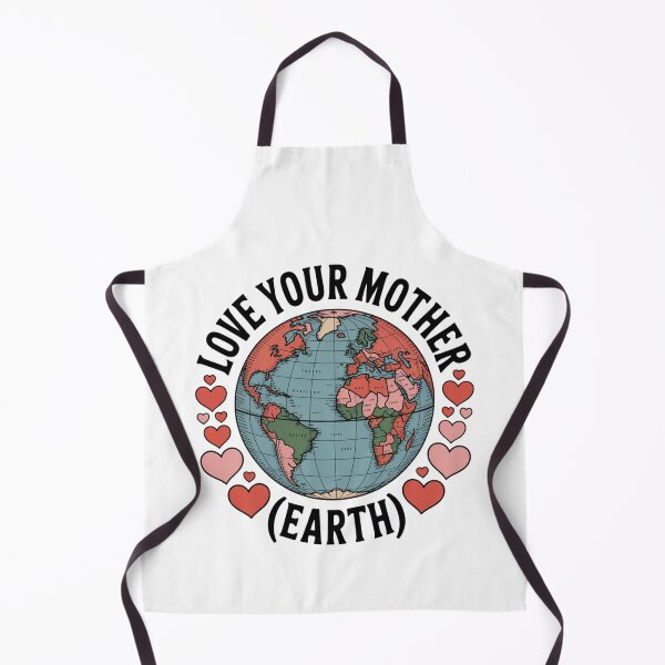 Item preview, Love Your Mother Earth — Retro Globe Environmental Activist Graphic Tee designed and sold by proearth2022.