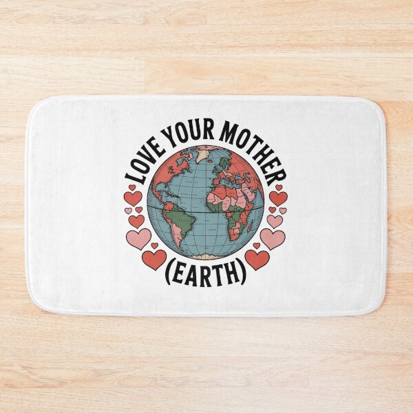 Item preview, Love Your Mother Earth — Retro Globe Environmental Activist Graphic Tee designed and sold by proearth2022.