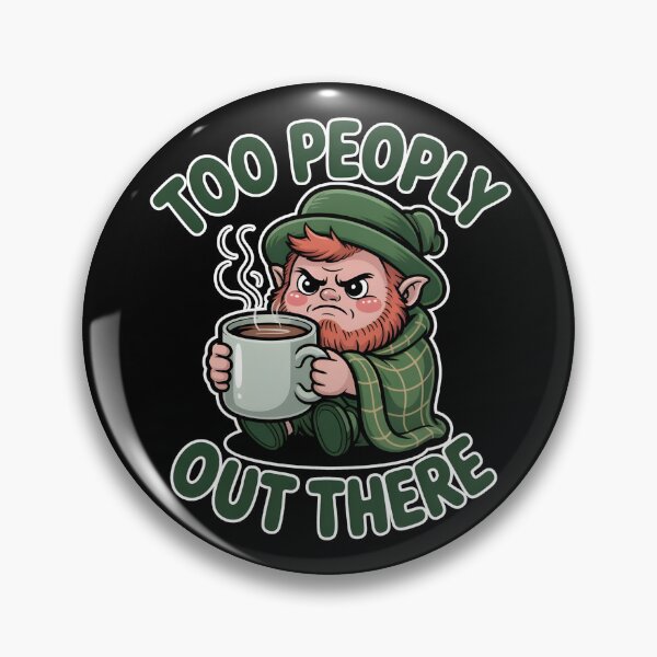 Item preview, Too Peoply Out There Grumpy Leprechaun Coffee designed and sold by 404wearpl.