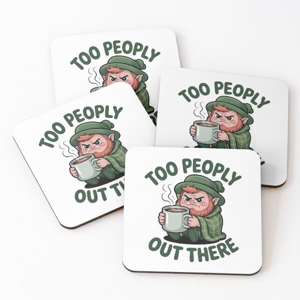 Item preview, Too Peoply Out There Grumpy Leprechaun Coffee designed and sold by 404wearpl.
