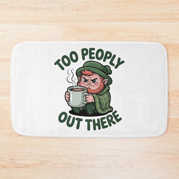 Item preview, Too Peoply Out There Grumpy Leprechaun Coffee designed and sold by 404wearpl.