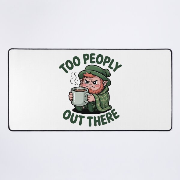 Item preview, Too Peoply Out There Grumpy Leprechaun Coffee designed and sold by 404wearpl.