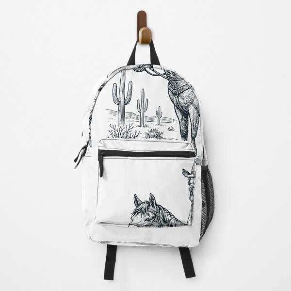 Item preview, Vintage Bulldog Cowboy Desert Horse UFO Cactus Dog Lover designed and sold by DoodleTortle.