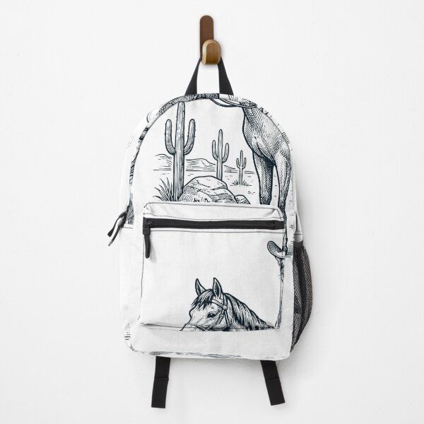 Item preview, Vintage Chihuahua Cowboy Desert Horse UFO Cactus Dog Lover designed and sold by DoodleTortle.