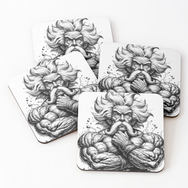 Item preview, Albert Einstein bodybuilder designed and sold by sevenmountains.
