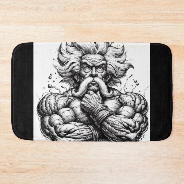 Item preview, Albert Einstein bodybuilder designed and sold by sevenmountains.