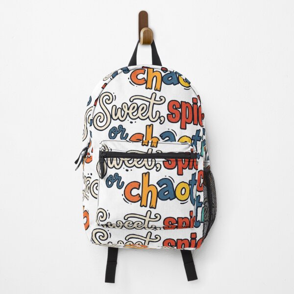 Item preview, Sweet Spicy or Chaotic Retro Colorful Quote designed and sold by SplashTastic.