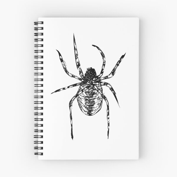 Item preview, Spider, Minimalist Handdrawn Ink Line Drawing Illustration designed and sold by SWSandraWechner.