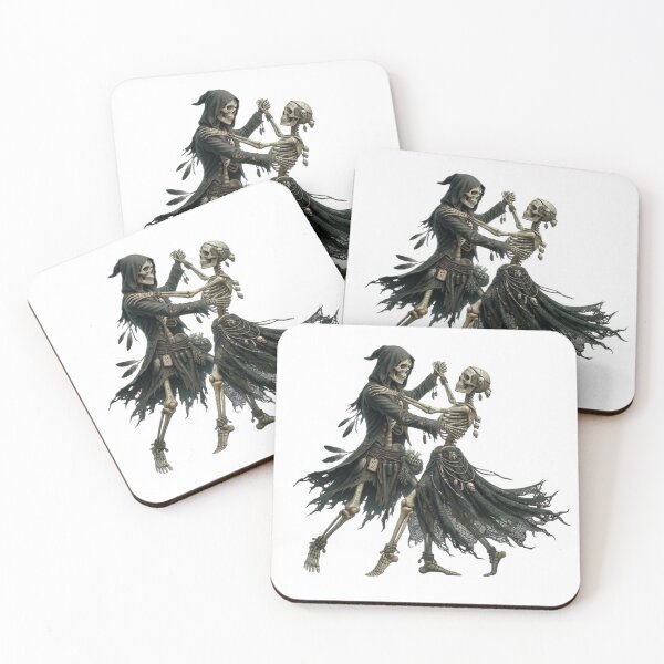 Item preview, Vintage Dancing Skeletons Waltz - Dark Academia & Witchy Voodoo Aesthetic designed and sold by Cauldron Crafts.