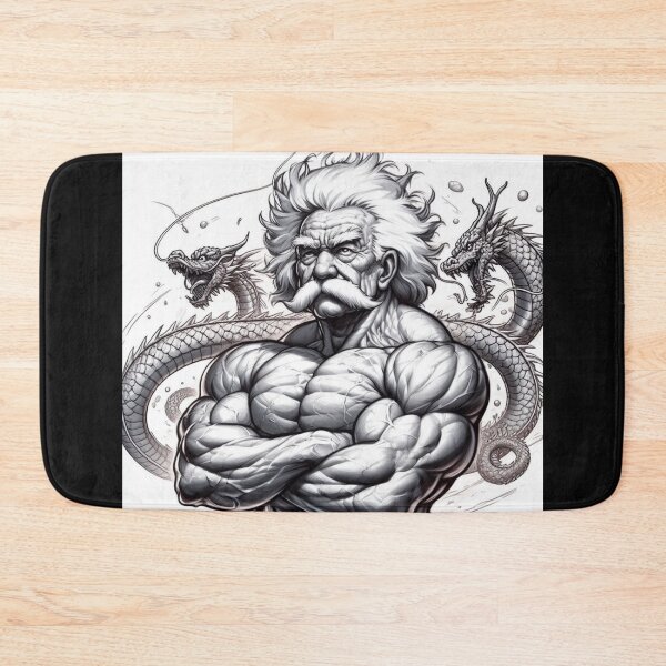 Item preview,  Albert Einstein bodybuilder designed and sold by sevenmountains.