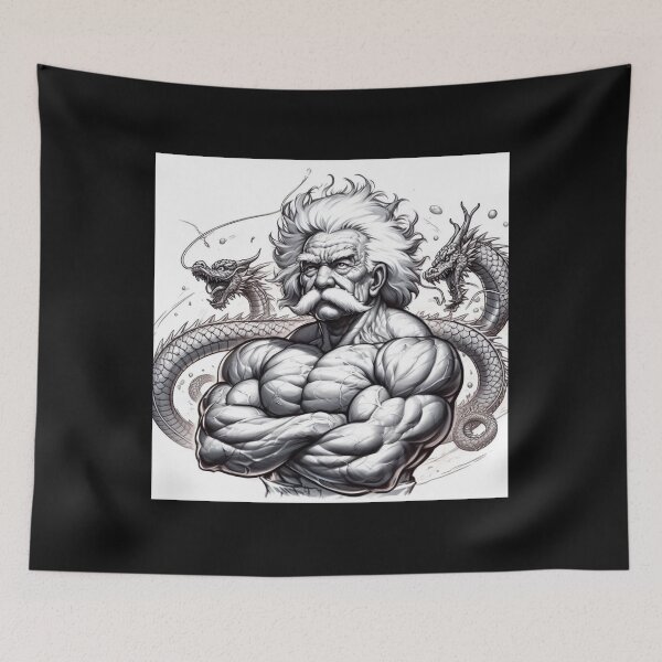 Item preview,  Albert Einstein bodybuilder designed and sold by sevenmountains.