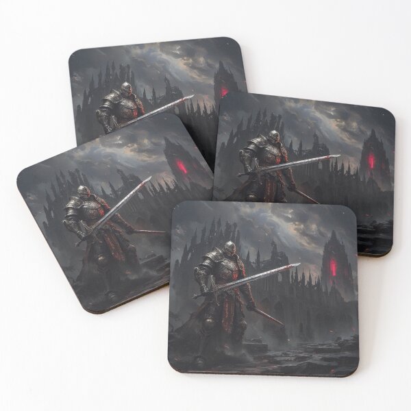 Item preview, Gothic Knight of the Ruined Cathedral - Dark Fantasy Art designed and sold by MouradStudio.