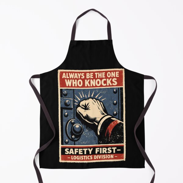 Item preview, Safety Protocol Knocking Policy Poster designed and sold by agearb.