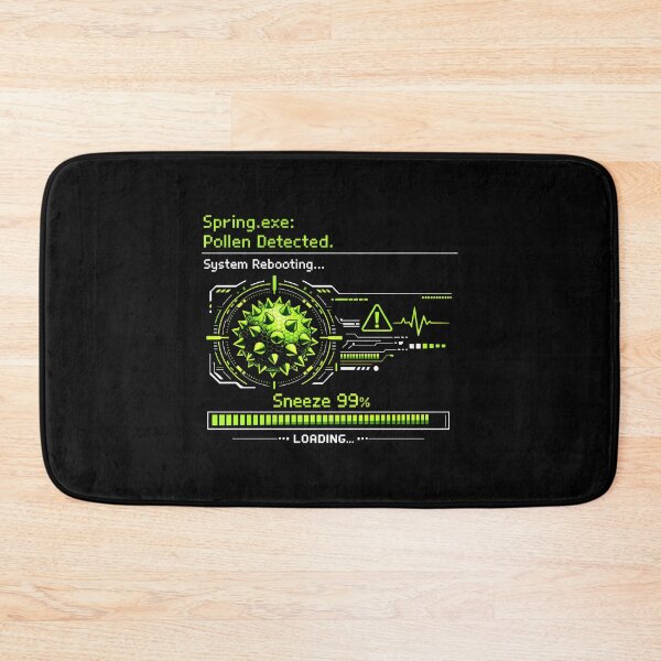 Item preview, Spring EXE Pollen Detected Allergy Season Loading designed and sold by SplashTastic.