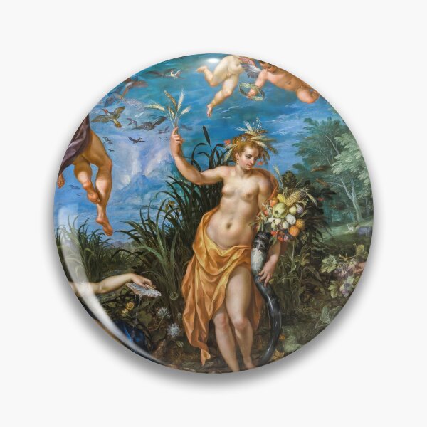 Item preview, Abundance and the Four Elements Jan Brueghel Art designed and sold by TheSoulOfArt.