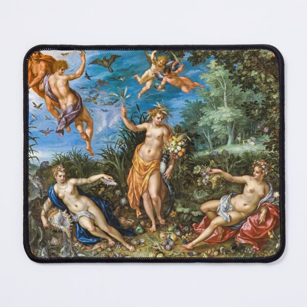 Item preview, Abundance and the Four Elements Jan Brueghel Art designed and sold by TheSoulOfArt.
