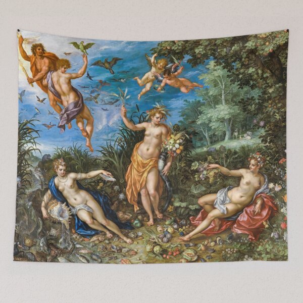 Item preview, Abundance and the Four Elements Jan Brueghel Art designed and sold by TheSoulOfArt.