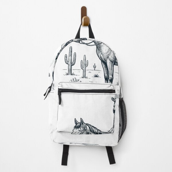 Item preview, Vintage English Springer Spaniel Cowboy Desert Horse UFO Cactus Dog Lover designed and sold by DoodleTortle.