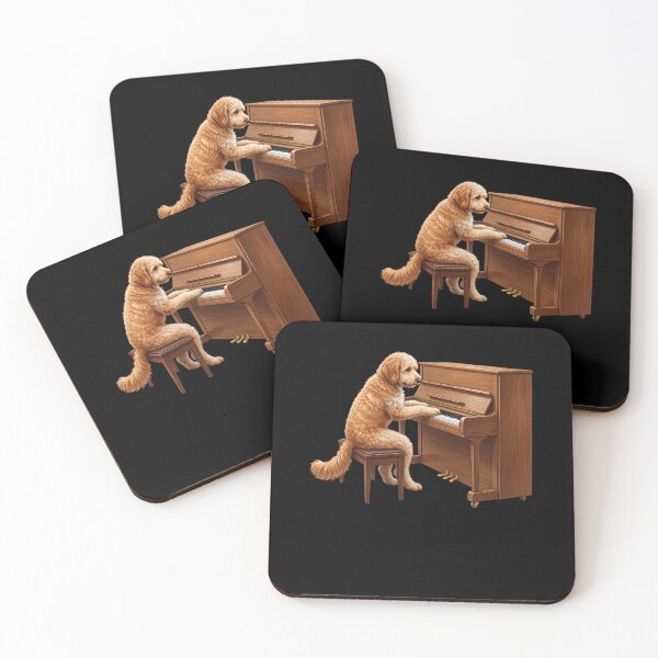Item preview, Goldendoodle Playing Piano Player Pianist Dog Lover designed and sold by TerryConnells.