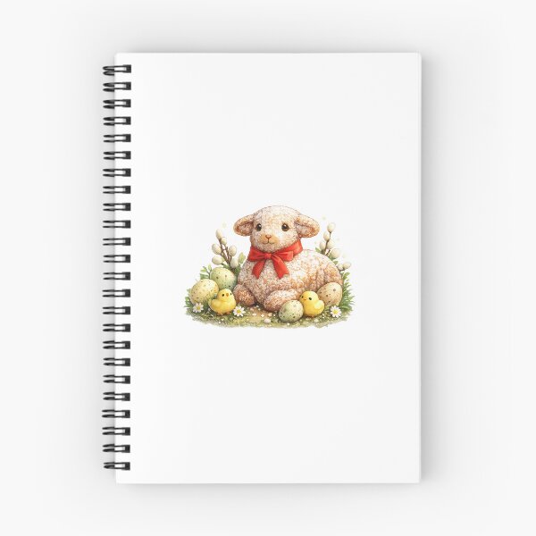 Item preview, Easter Lamb with Spring Eggs designed and sold by GrafixxxFlow.