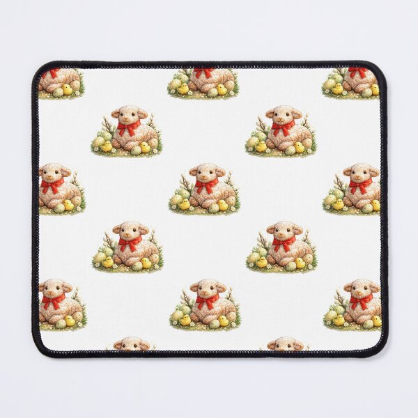 Item preview, Easter Lamb with Spring Eggs designed and sold by GrafixxxFlow.