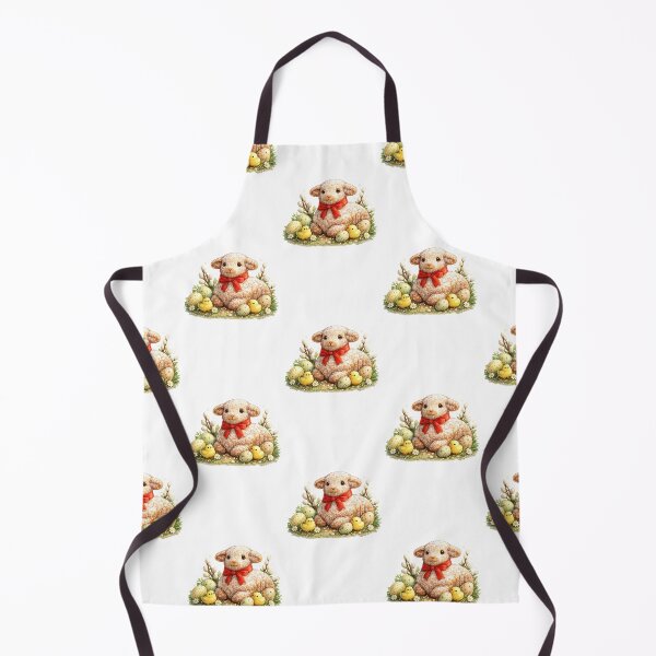 Item preview, Easter Lamb with Spring Eggs designed and sold by GrafixxxFlow.