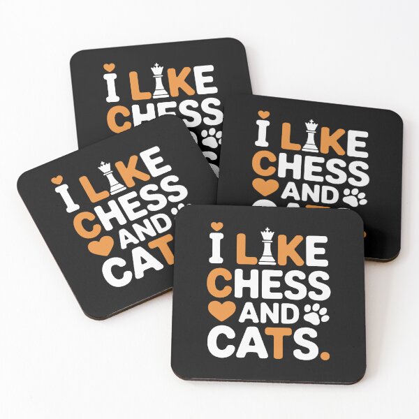 Item preview, I Like Chess and Cats  designed and sold by jkrphoto.
