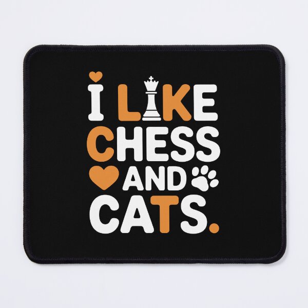 Item preview, I Like Chess and Cats  designed and sold by jkrphoto.