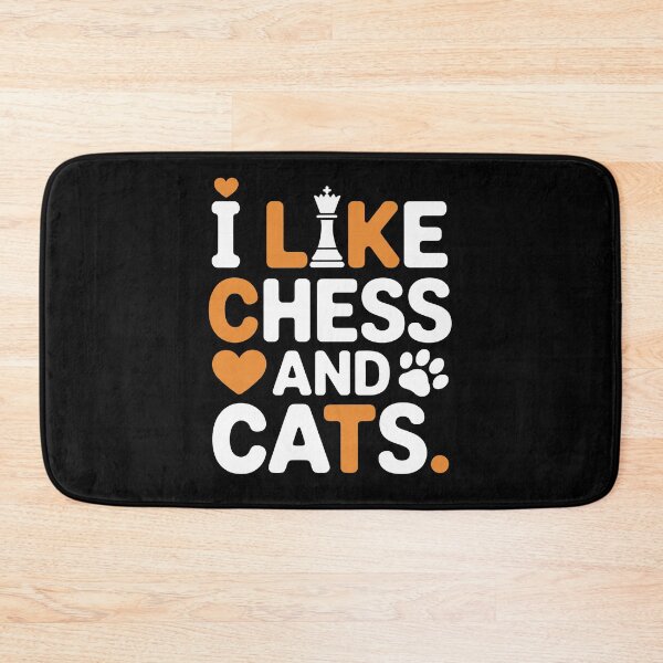 Item preview, I Like Chess and Cats  designed and sold by jkrphoto.