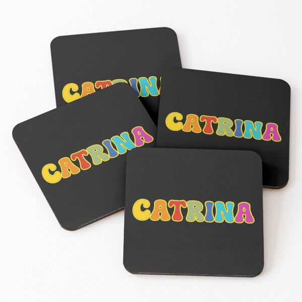 Item preview, ❤️ Catrina Personalized Name Wavy Retro Shirt, Coffee Mug, Sticker Gift designed and sold by HelixPedia.