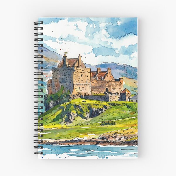 Item preview, Watercolour Illustration of Duart Castle, Isle of Mull, Scotland designed and sold by davidelder.