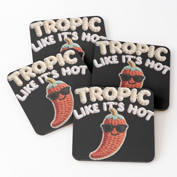 Item preview, Funny Chili Pepper Tropic Like It's Hot designed and sold by Moss and Moon Studio.