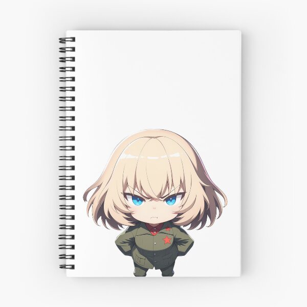 Item preview, Katyusha Girls Und Panzer Chibi Angry Commander Pose designed and sold by 108Recordings.