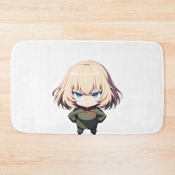 Item preview, Katyusha Girls Und Panzer Chibi Angry Commander Pose designed and sold by 108Recordings.